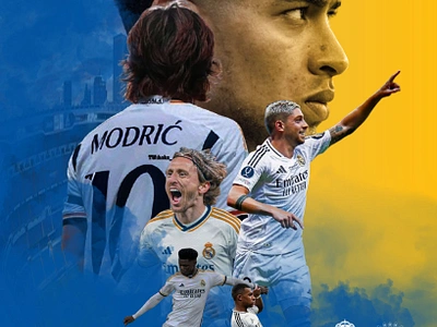 Matchday Poster football graphic design real madrid sports