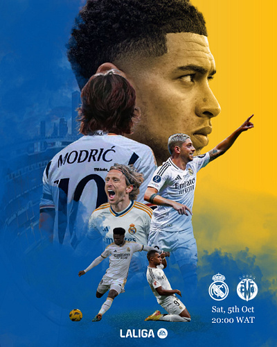 Matchday Poster football graphic design real madrid sports