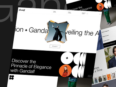 Gandalf - Fashion & UX UI Design branding ui