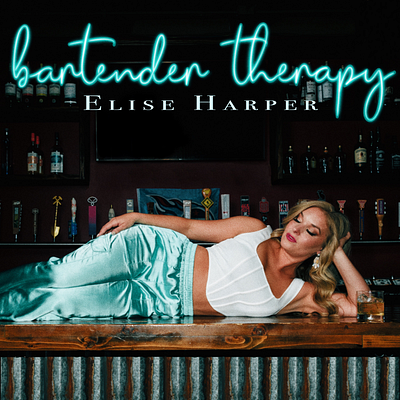 Bartender Therapy Cover Art album artwork branding country music cover art design graphic design music