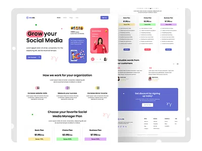 MedEx || Social Media Management Landing Page Exploration app branding design figma graphic design home page illustration landing page marketing social social media ui ui ux uiux design user experience user interface ux web web design website