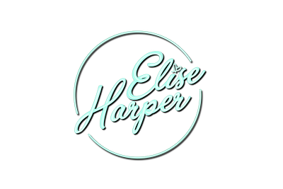 Elise Harper Logo, Nashville album art work country music custom font graphic design logo marketing