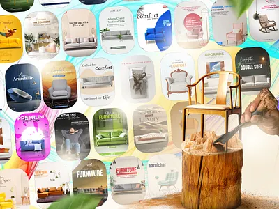 Creative Furniture Ads social media post ads ads pinterest chairads creativeads creativeadspot furniture furnitureads furnitureadsdesign graphic design pinterest see postdesign socialmedia