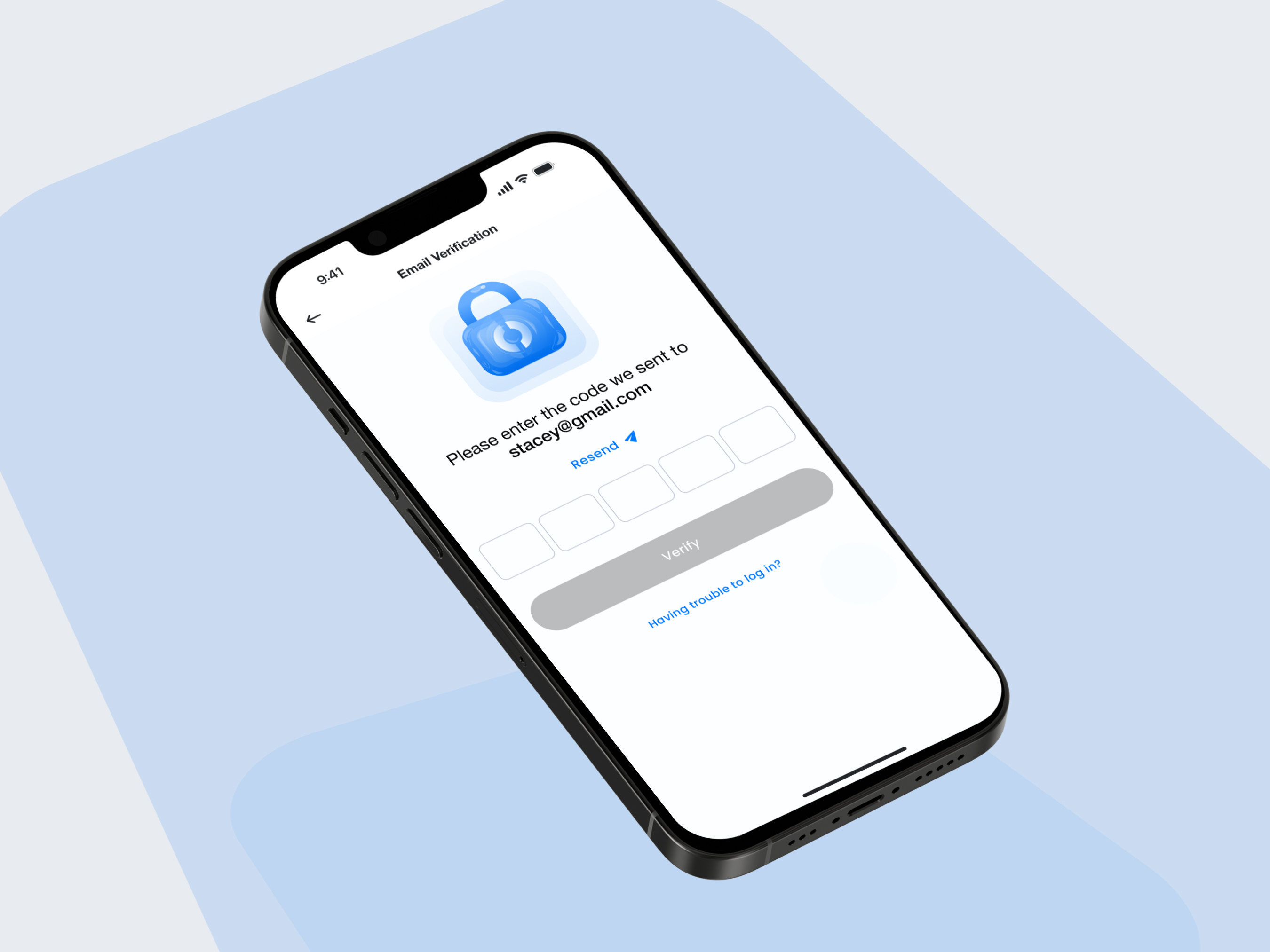 Verification Code animation app graphic design ill illustration ui