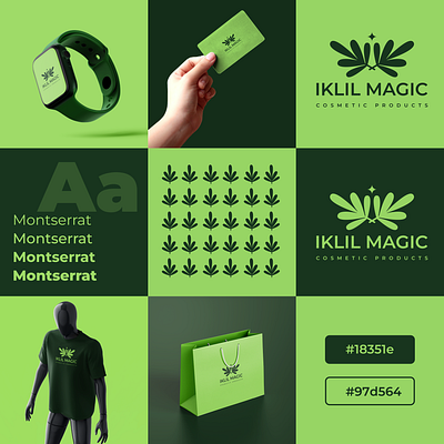 IKLIL MAGIC - Visual Identity for a Perfume Brand brand identity branding graphic design logo logo design visual identity