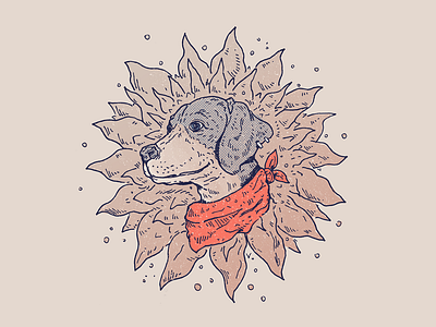 Inktober day 9: Sun art cartoon character character design design dog drawing illustration inktober inktober 2024 sun