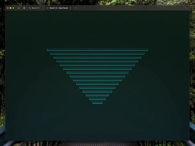 Cyber Funnel animation cyan dark figma funnel motion graphics prototype stairs