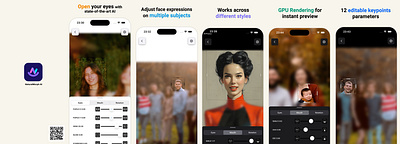 App Update - New Icon and UI ai appstore artificial intelligence faceexpression figma ios photoeditor