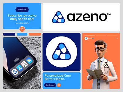 azeno | pharmacy, medical or healthcare logo design a a logo app logo brand identity branding design healthcare healthcare logo letter a letter a pill logo logo logo design logo designer logo trends medical medical logo modern logo design pharmacy pharmacy logo pill