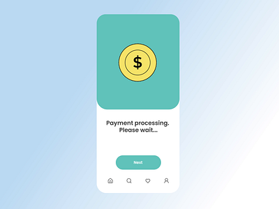 Payment Processing Animation animation motion graphics ui