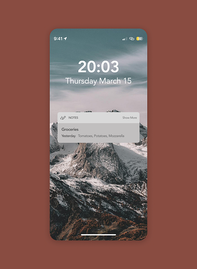 Note Widget dailyui