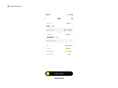 Swap💫 - (Light and Dark Mode) ui web 3