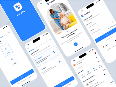 Doctor Appointment App Design app design app ui design appointment app booking app care app design doctor app doctor appointment app health health app health care app mobile mobile app ui design ux design