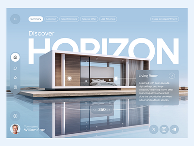 Real estate Horizon estate mobile real estate ux