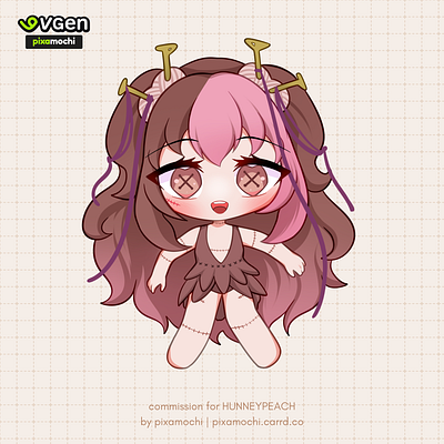 Cute Chibi Commission chibi commission cutechibi fullbodychibi noai simplechibi