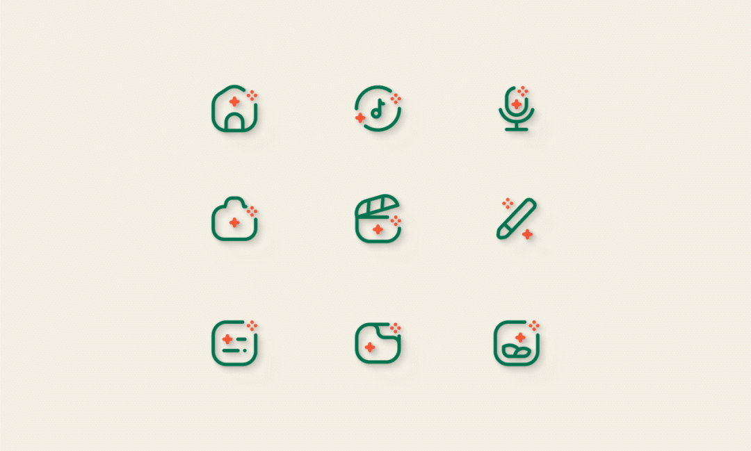 Custom icon design camera custom icon design file folder gallery home icon animation icon design interface icon media mic music pencil ui element