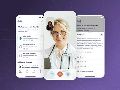 Connecting Patients & Providers: Healthcare Mobile App UI/UX design system mobile app design ui user interface design ux ux design