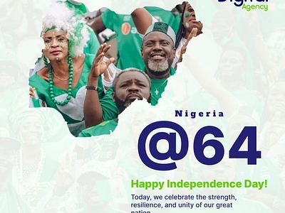 Nigeria's Independence Day Post graphic design