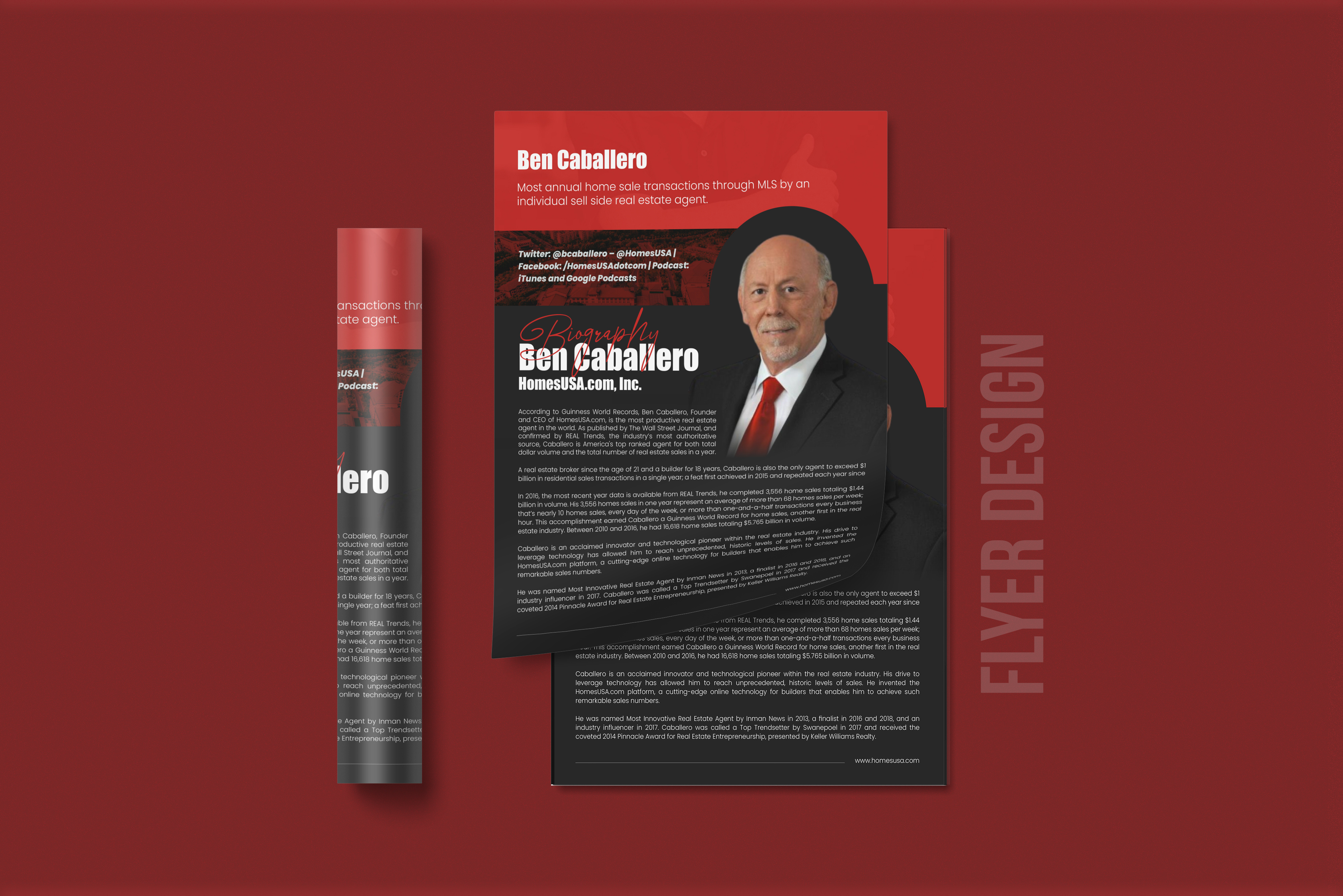 Example of Professional Flyer Design | One Sheet