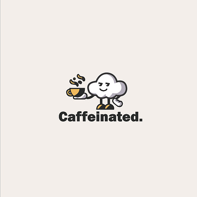 Caffeinated Web3 Community Brand blockchain brand identity branding coffee graphic design identity illustration illustrations illustrator logo logotype nft solana vector web3