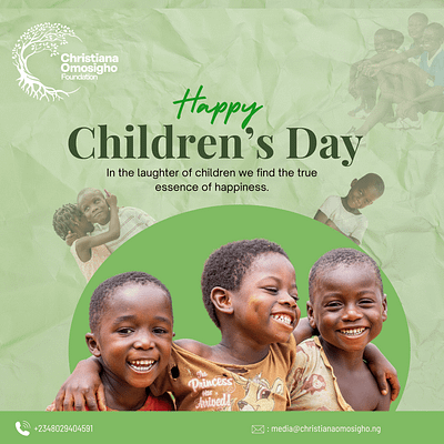 Children's Day Flyer graphic design