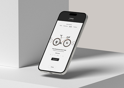 Product Select configurator cycling loadingscreen uiux