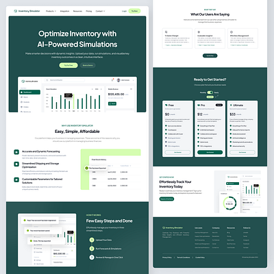 Product Simulation Website UIUX Design adminpanel dashboard design figma figmadesign figmawebdesign landingpagedesign lighttheme uiux uiuxdesigner userinterface viral visuallayoutdesigner webappui webdesign websitedesign