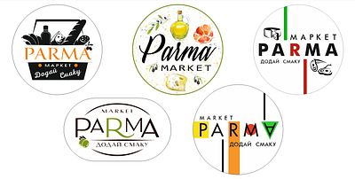 Signage and banners for Italian food store design graphic design logo ui vector