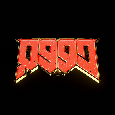 DOOM (Arabic) // CNCPT Enamel Pin 3d animation branding doom doomgame graphic design logo logotype motion graphics type ‪‎art‬