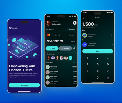 Finance mobile app banking banking app design finance finance app fintech fintech app interface ios mobileapp money product design ui ui design uiux user experience design ux wallet