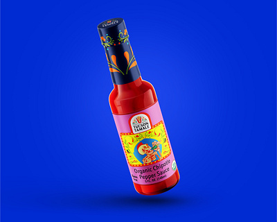 Tucson Tamale - Packaging bottle brand design branding design fmcg hotsauce illustration logo mockup packaging