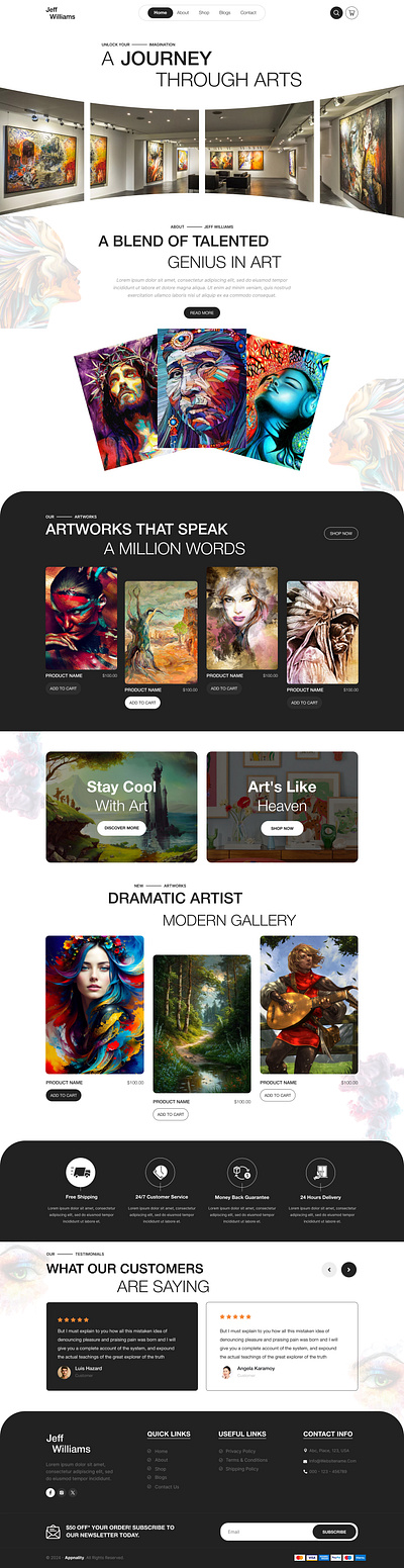 ART WORK/E-COMMERCE art artlover creative design gallery photos ui website