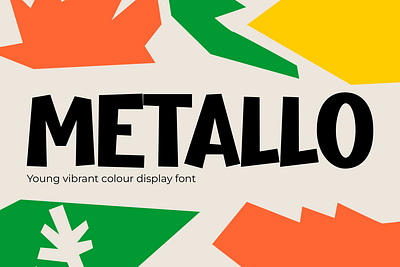 METALLO – Rock Your Branding with Modern Edge and Vibrant Flair display font