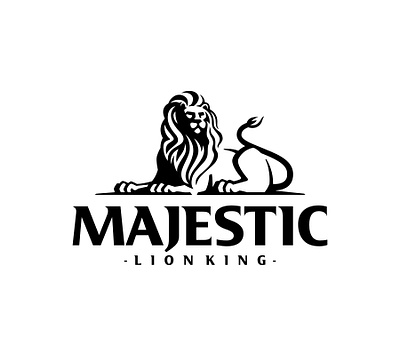 Majestic Lion africa animal beast branding business design finance firm king law lion lions logo logo design logos majestic mascot pride vector wild