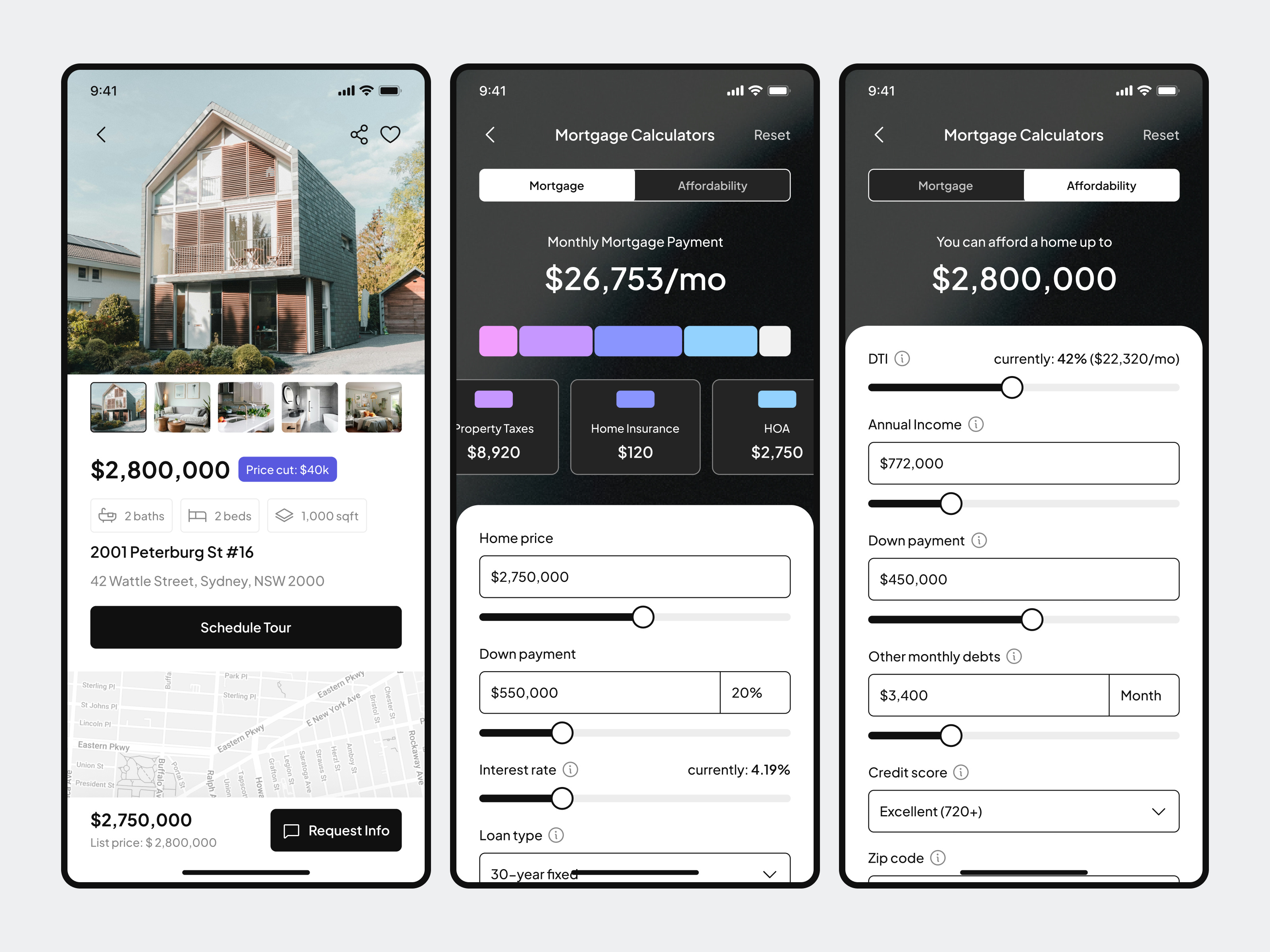 Example of Real Estate Mobile App