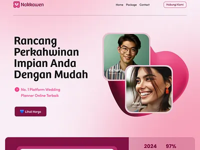 Nakkawen Logo and Hero Banner branding figma graphic design landing page ui