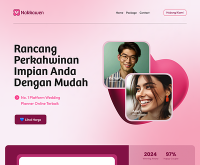 Nakkawen Logo and Hero Banner branding figma graphic design landing page ui