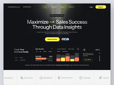 Saas Landing Page agency app dark dashboard digital elementor framer landing marketing mode page platform saas sales software ui webflow website wordpress