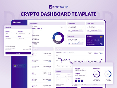 CryptoWatch – Premium Tailwind Crypto Dashboard Template crypto dashboard crypto visualization dashboard cryptowatch css3 dashboard design designtocodes modern tailwind crypto template tailwind crypto template tailwind css tailwind dashboard