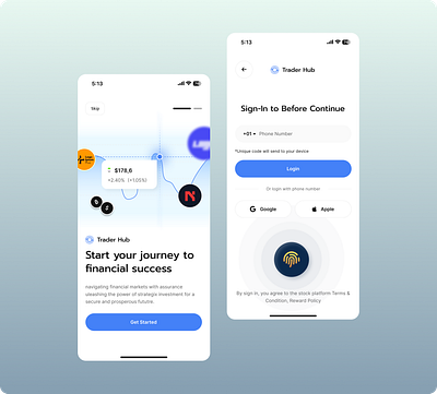 Trader Hub Mobile app app mobile app mobile app design ui ui ux