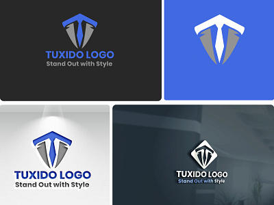 Tuxido Logo blazer business clothes clothing clothing company fashion logo suit suit logo tuxedo logo