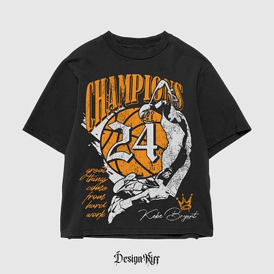 Kobe 24 Streetwear Design 24 apparel black t shirt branding clothing fashion freelance graphic designer kobe mockup number t shirt oversized t shrit streetwear tshirt tshirt design tshirt graphices