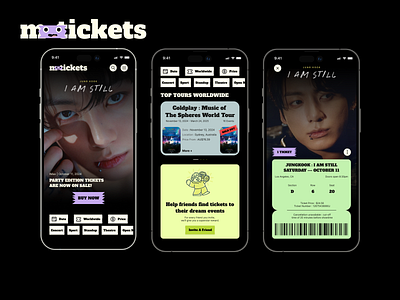 m-Ticket carouseldesign cleanui designinspiration digitalproductdesign eventbooking eventfilters interactiondesign mobileappdesign mobiledesign seamlessexperience ticketingapp ui ux