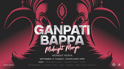 ganpati bappa poster design graphic design