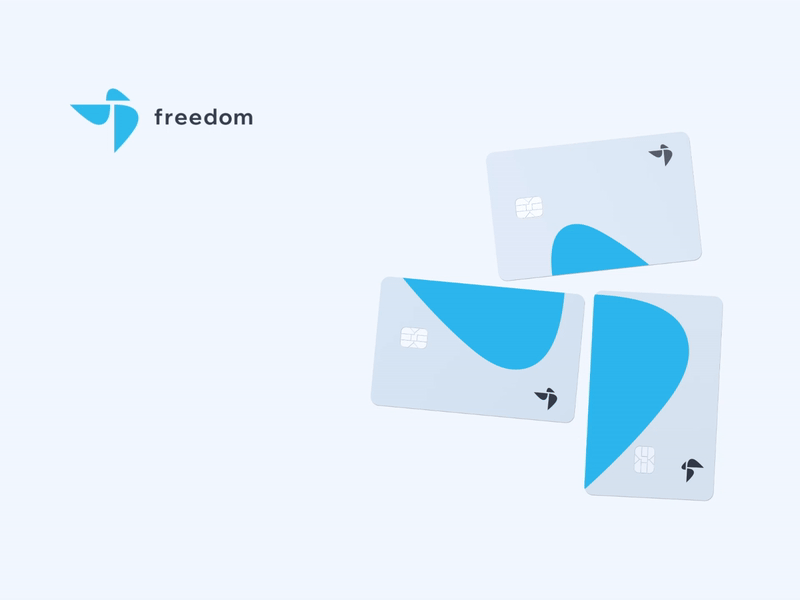 Freedom Finance Banner animation branding financial fintech freedom gif graphic design logo motion graphics