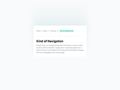 Breadcrumb UI Design breadcrumb breadcrumb ui design daily ui dailyui design ui challenge ui component ui design ui inspiration uiux