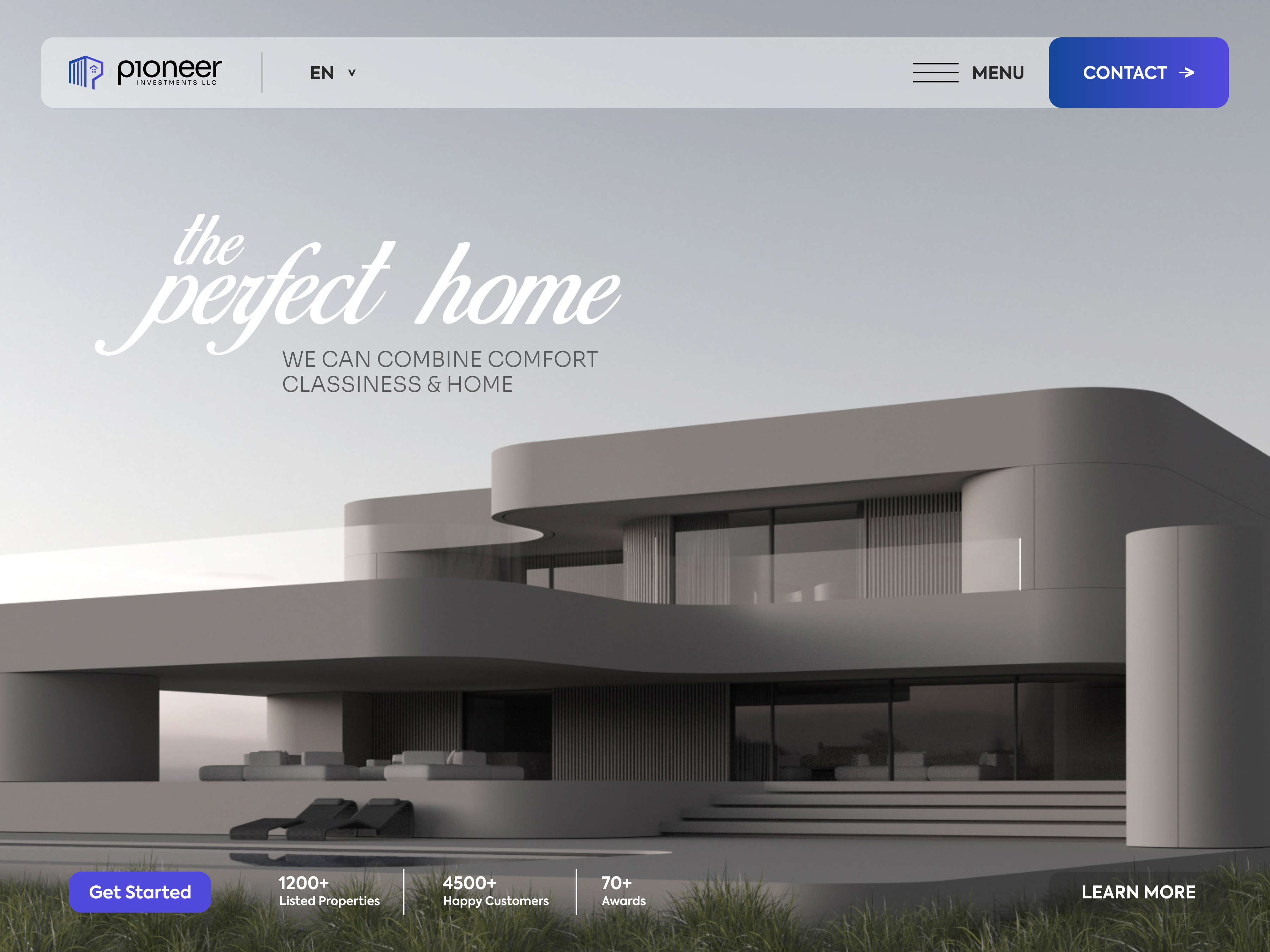 Example of Website Design (5 Pages)