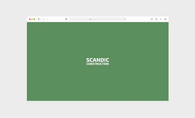 Scandic Construction. Website branding design graphic design illustration typography uidesign uxdesign webdesign