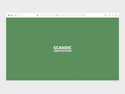 Scandic Construction. Website branding design graphic design illustration typography uidesign uxdesign webdesign