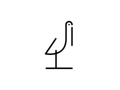 Stork aistis bird branding concept graphic design identity lithuania logo mark minimal minimal logo simple stork symbol vilnius